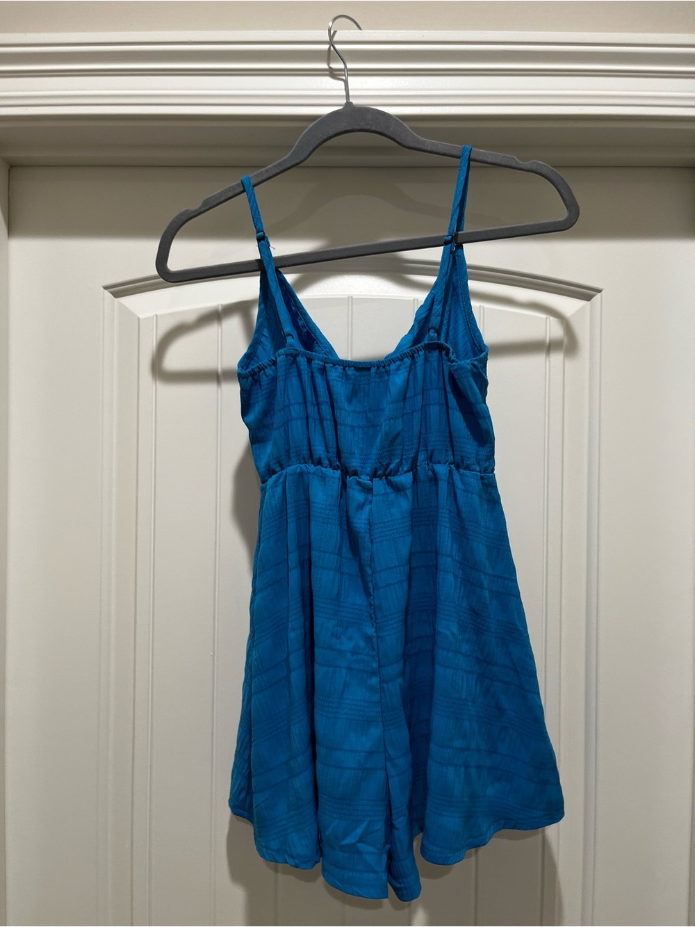 Blue Spaghetti Strap Romper - Picture 2 of 3